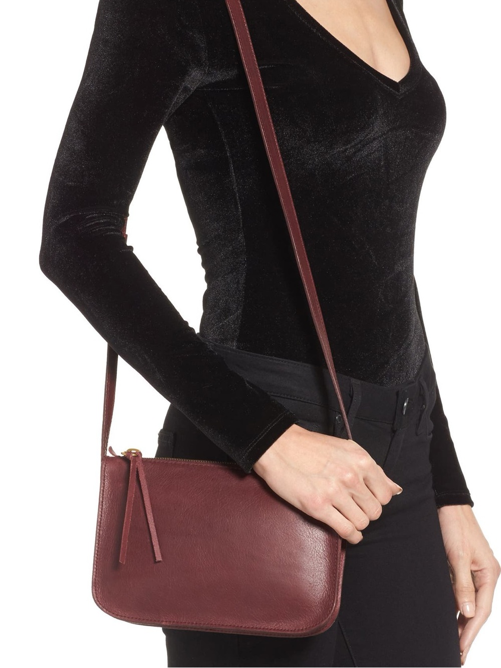 Madewell 
The Knotted Crossbody Bag Cow Leather